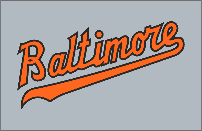 Baltimore Orioles 1954-1965 Logo - Sticker