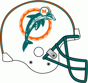 MIAMI DOLPHINS IRON ON VINYL HEAT TRANSFER