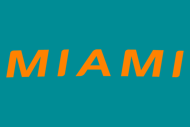 Miami Dolphins DIY iron on transfers, heat transfer decals, t